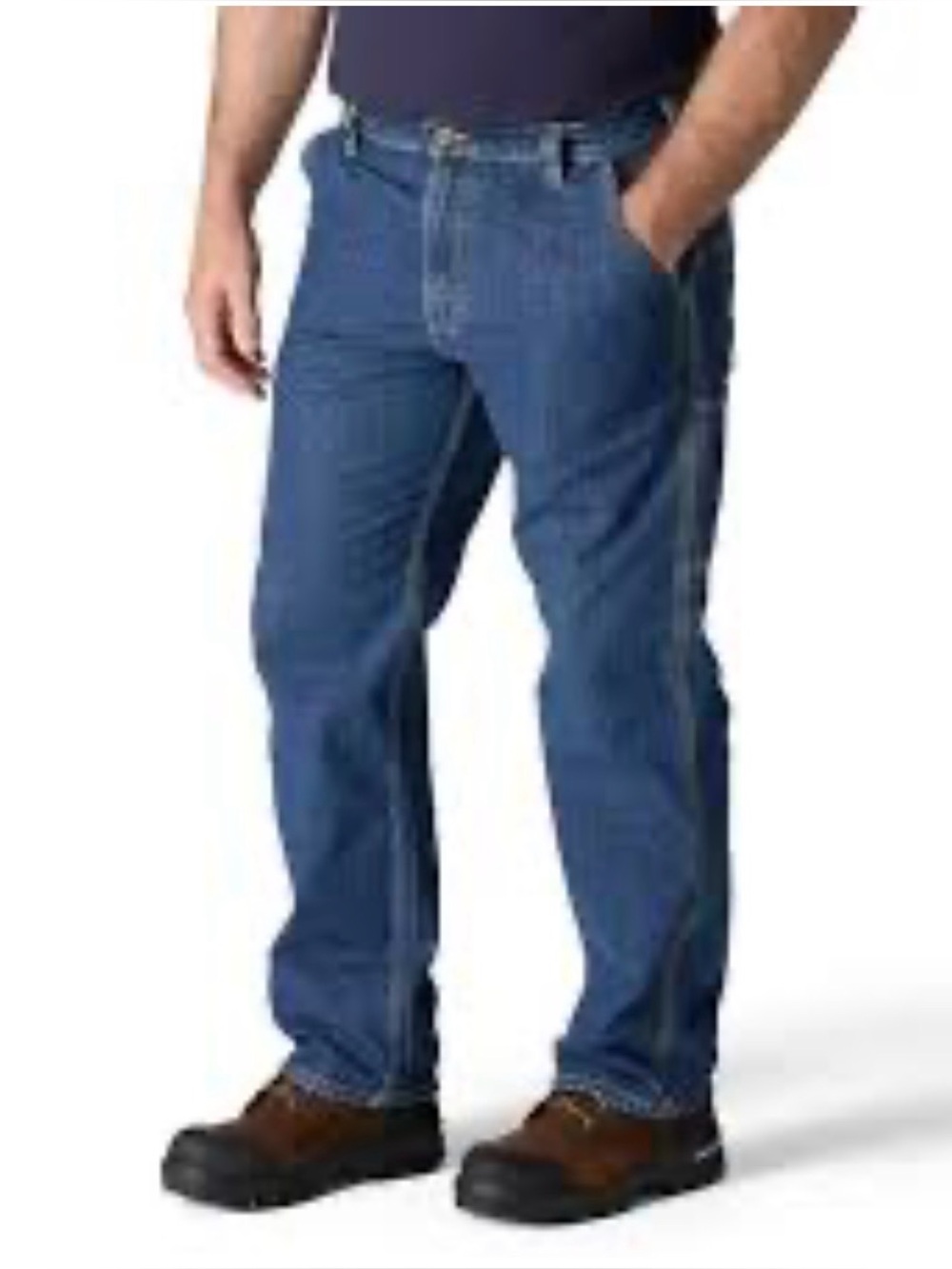 Carhartt men’s 44 classic dark wash denim jeans straight leg